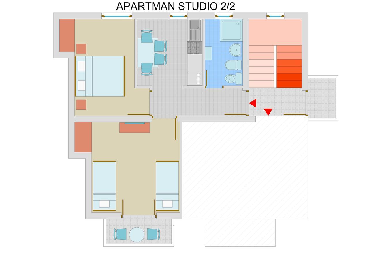 Apartments J&R Babara Biograd Na Moru Esterno foto